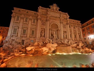 Fontana di Trevi de noche
 