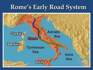 Rome’s Early Road System

 