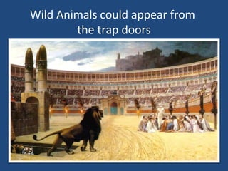 Wild Animals could appear from
the trap doors

 