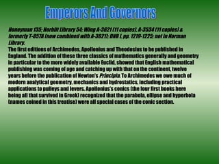 Theodius Math Romans by Anuj Patel | PPT