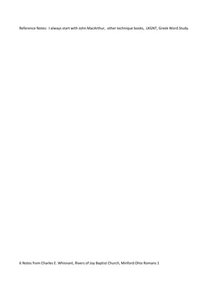 Romans 10  04 Study Manuscript