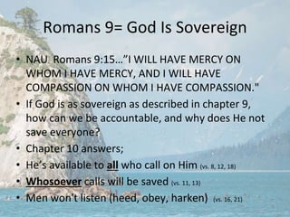 Romans 10, The Word (Gospel) Is Near To All, Offered To All. Whosoeve…