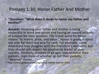 Romans 1 30 commentary