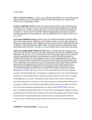 Romans 14 Commentary