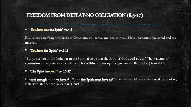 Romans 8 Declaration Of Freedom