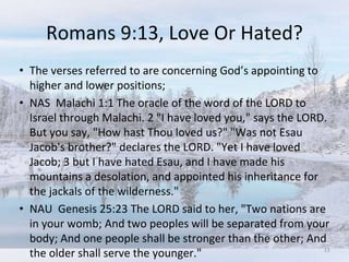 Romans 9 All Israel Will Be Saved Sovereign Potter Prepared Not Cr