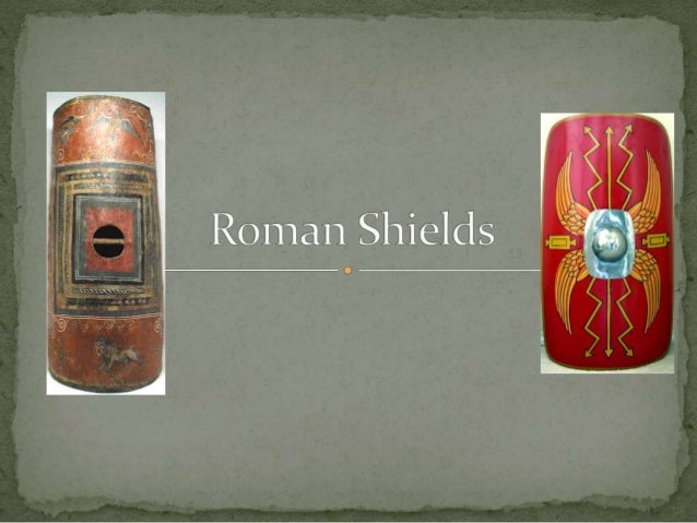 Roman shields block diagram powerpoint 