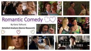 Romantic Comedy
By Kiera Tolhurst
Detailed Analysis (Genre Research)
 