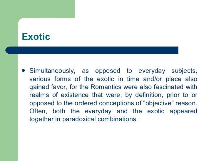 Romanticism today essay image