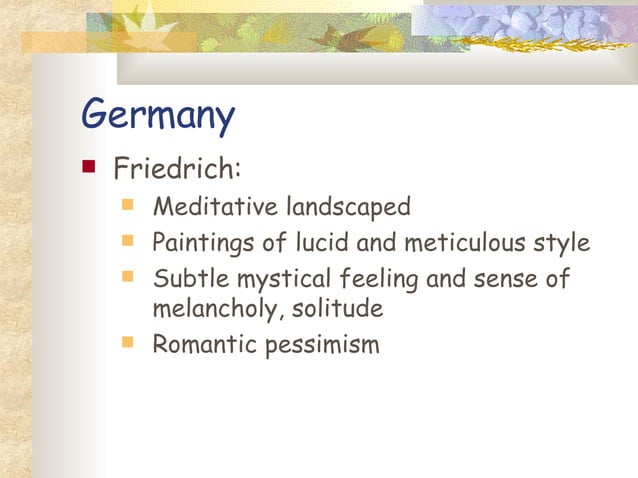 Romanticism Revision Ppt
