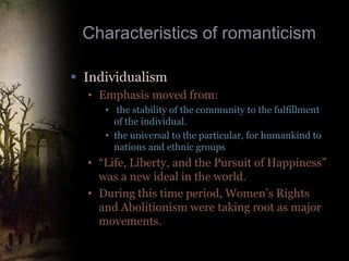 American Romanticism Movement