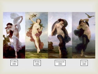 L’alba
1881
El dia
1884
Crepuscle
1882
La nit
1883
 