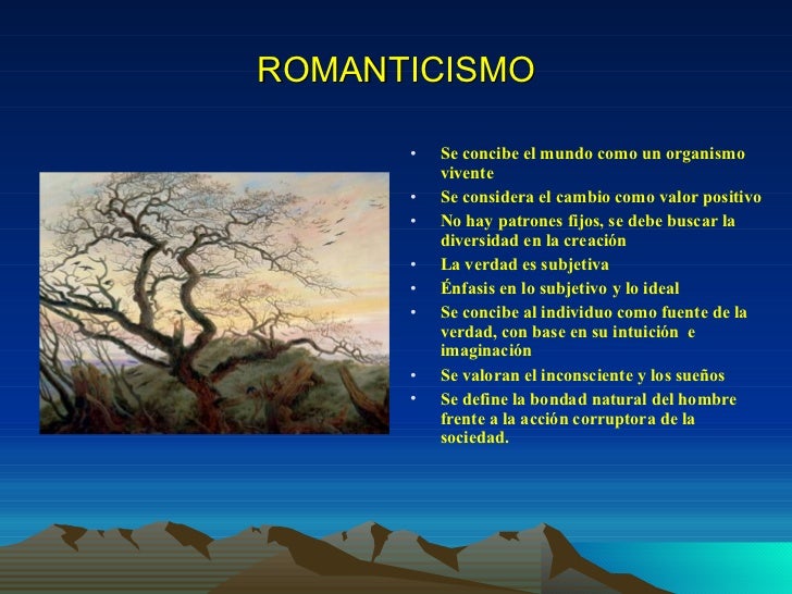 Resultado de imagen de caracteristicas romanticismo literario españa