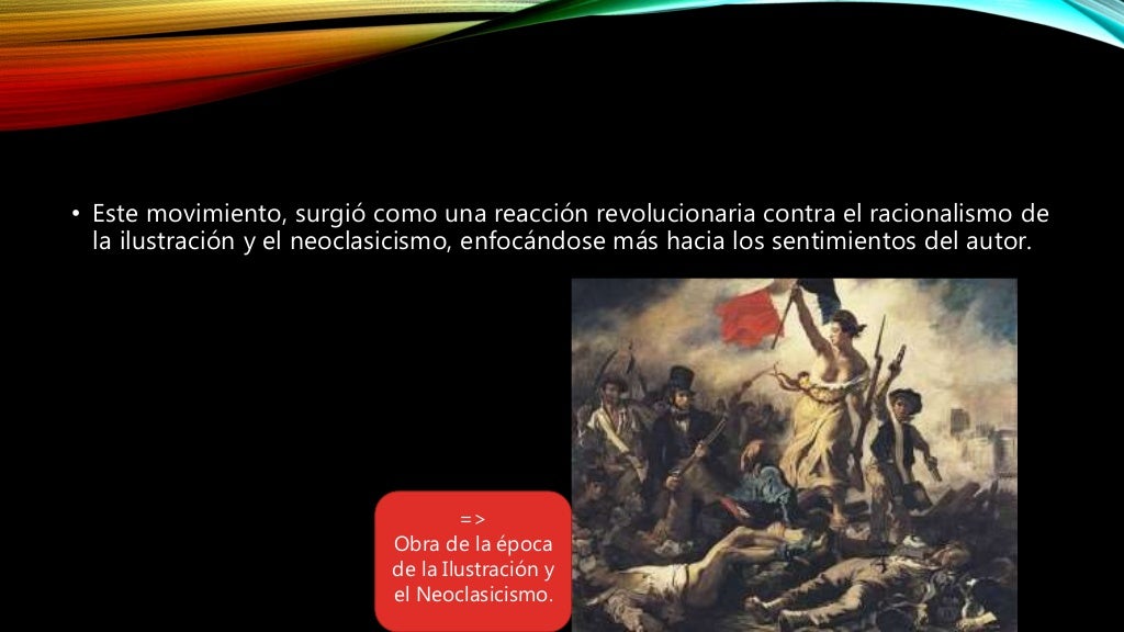 Movimiento literario Romanticismo