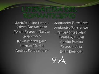 Romanticismo (9 a)