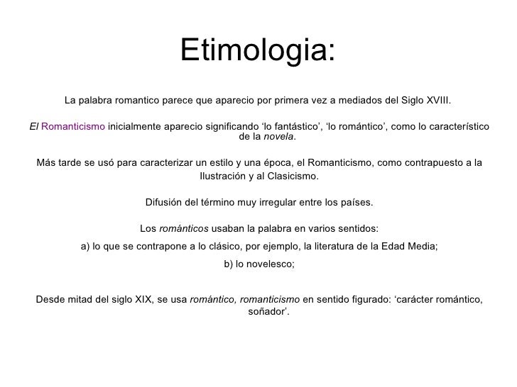 Romanticismo Europeo Slide 2