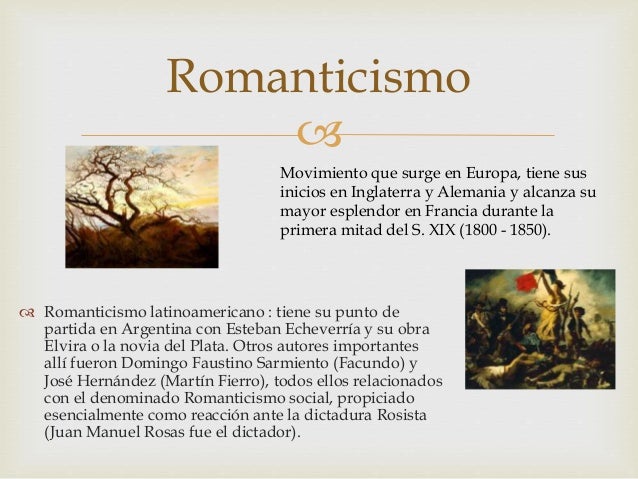 Romanticismo latinoamericano