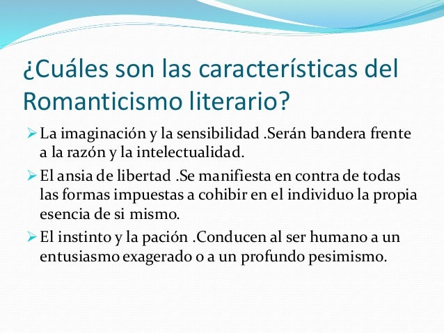 Romanticismo literario