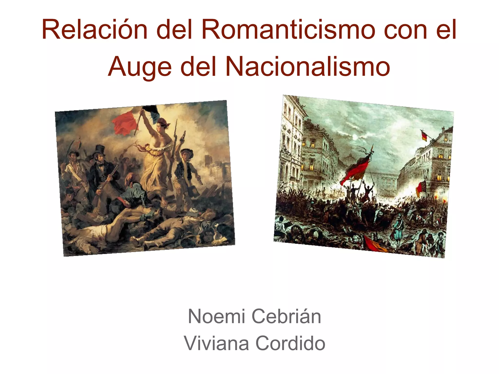 Romanticismo y nacionalismo | ODP