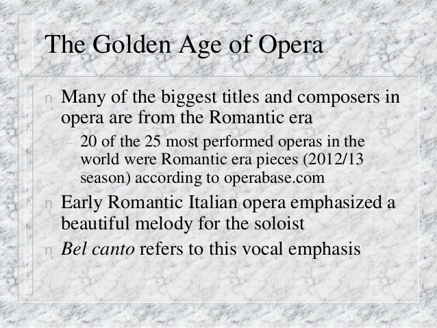 Romantic Opera