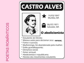 POETAS ROMÂNTICOSversos;