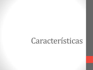 Características 
 