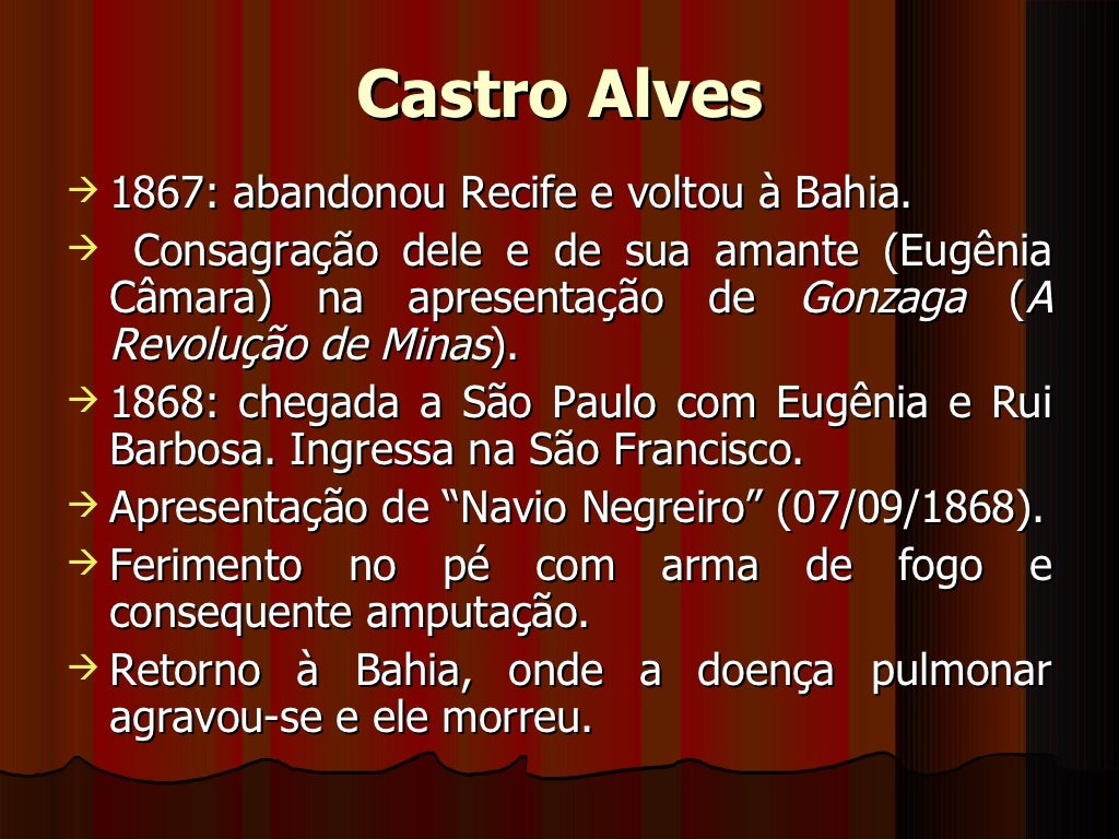 Romantismo brasileiro 3a_geracao Romantismo brasileiro 3a_geracao