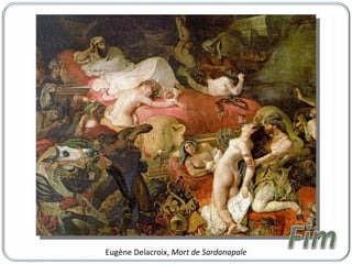 Eugène Delacroix,  Mort de Sardanapale 