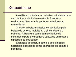 Características do Romantismo | PPT