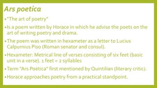Roman Communication Poetic System.pdf Roman tragedy | PPTX