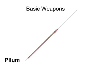 Basic Weapons




Pilum
 