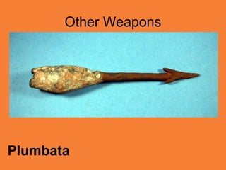 Other Weapons




Plumbata
 