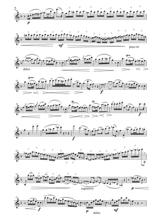 œ. œ œ.. œ œ œ nœ œ œ œ bœ œ œ œ œ œ œ œ œ œ 3 œ œ œ œ œ œ œ
                                                    3                                                                                                                  3
                                             3                              3


           . . . . . bœ.                                              œ
2                                     3                   3     3


         . œ œ œ#œ œ nœ
36

&b     ‰ œ
             p
                                                                                                                                                               3

       nœ œ œ œ œ œ œ œ œ œ œ œ œ œ œ œ bœ œ œ œ œ œ œ œ œœœ 3 3                             œ œœ
                                                                                                                                              3       3                    3


                                                                           œ # œ œ# œ œ œ n œ œ b œ n œ
                       3          3          3                3                        3        3
             3                                                            3
                                                                                                                                    3

                                                         œ œ œ œ# œ œ# œ œ
38                                                        3


&b
                                                     F                                                                                                     poco rit

                                                      r      œ œ œ œ nœ œ                                                                                 Ÿ~
       ˙              œ
         œ œ œ œ œ . œ .œ œ œ œ œ œ       œ œ œ# œ œ œ œ œ œ
                                           r
                                         œ #œ                             œ    œ. œ #œ œ nœ œ
                                                                                        œ œ
40

&    b                              œ ‰œ
                                       J                                    ‰œ
                                                                             J
      dolce

             Ÿ~~                     . .
                        œ œ œ œ #œ œ œ œ œ
       œ. œ #œ œ œ nœ œ                         œ
                                         œ. œ œ. œ œ                                                                      ˙              œ. œ œ. œ œ œ œ œ œ
                œ
45

&b
                                                                                                                                  œœ œ
                                                   J‰Œ                                                                  œ
                                                                                                                                    œ
                                                                                                                                                             œ ‰œ
                                                                                                                œ
                                                                                                                    œ
                                                                                                                                                                J
                                                                                                                    f

                           œ œ œ œ nœ œ      Ÿ                Ÿ                   . . .
                                                                              œ œ œ œ œ œ.       œ.. œ
                                        œ œ .œ#œ œ œnœ œ œ œ .œ #œ œ œ œ nœ œ
                        r
       œ œ# œ œ# œ œ œ œ œ
         r             œ
        œ
                                                                                        œ œ œ
50

&    b                                   ‰œ
                                          J                                                   ŒŒ
                                                                                                                                                                       f
                     - -
                     œ œ                         ˙
56
       œ                        œ œ bœ œ bœ œ                                              œ. bœ
                                                                                                 œ œ. œ œ. bœ œ.
                                                                                                                 œ bœ.
                                                                                                                       œ œ                             œ       . .
                                                                                                                                                      b> œ œ œ œ n œ
&b           Œ                              R≈‰Œ
                                                                                                                                                  œ
                                                                               f                                                                  >

                                                                                                                                                       bœ nœ œ
                                                                                                                                                                   3


                                                                                                                                             bœ œ œ bœ
                                                                                                                                                  3


       bœ œ œ œ bœ œ œ
                      3


                                                                              œœœœ                                                bœ bœ œ bœ
             3

                                                                                                                                                               >
                                 3          3                                               3                                             3

                                bœ bœ œ œ                      œ
61                                                        3


&b                                               bœ œ nœ œ œ œ
                                                                                                    3       3                 3


                                                                                           œ bœ œ bœ œ bœ bœ œ œ
                                                                                                 bœ                                                                            œ
                                                                  3           3




             œœœ
                      bœ œ œbœ œœ
                 3

                                                                                                                                œ
                            3         3


                                          œnœ œ œ œ œbœbœ bœ œ                                                          Œ Ó bœ œ œ œ ‰
63                                           3                        3            3


&b j
                                                      3


                                                               œ b œ b ˙b œ œ                       œ.œ bœ.œ bœ œ bœ               J
       œ                                                                                        œ œ              œ œ bœ
                                                                                            expresivo                                                          p
                              >œ œ
                              œ bœ œ œ œ                                   œ œ
             œœœœ                     œ œ bœ bœ œ œ œ œ œ œ œ œ œ œ œ œ œ œ œ œ œ
67

&b Ó                       œœ                    nœ J ‰ Œ œ       J‰Œ           J‰Œ Ó
                            f                                                                   p                                        F
                                                                                                        dolce
 