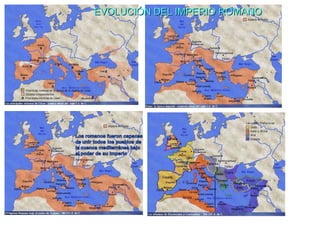 EVOLUCIÓN DEL IMPERIO ROMANO 