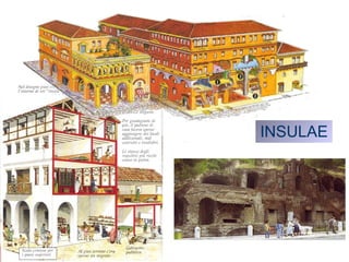 CAMPAMENTO ROMANO PLANO ORTOGONAL Decumanus cardo LA ESTRUCTURA URBANA  tiene una doble inspiración: plano hipodámico griego y los campamentos romanos 