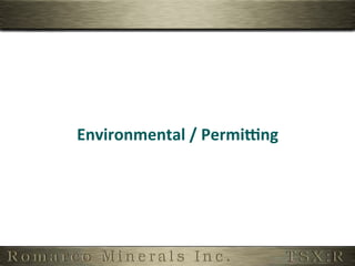 Environmental	
  /	
  Permi]ng	
  
 