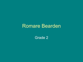 Romare Bearden Grade 2 