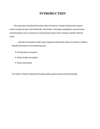 Introduction Example For Building Technology Sba Romario Building tech Sba .docxmmmmmmmmmmmmmm | DOCX