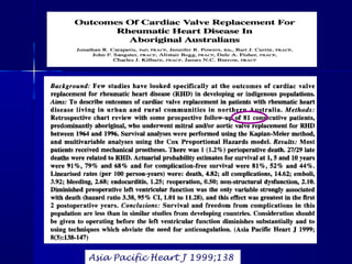 Asia Pacific Heart J 1999;138
 