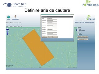 Definire arie de cautare

 