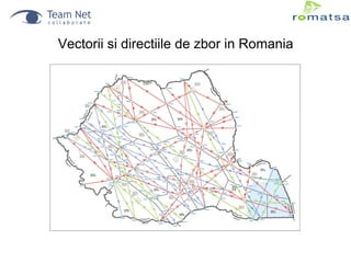 Vectorii si directiile de zbor in Romania

 