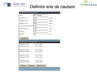 Definire arie de cautare

 