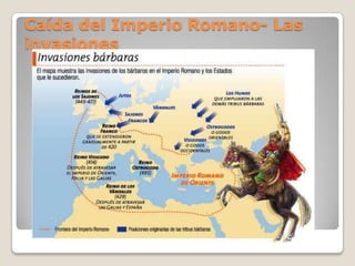 Caída del Imperio Romano- Las invasiones