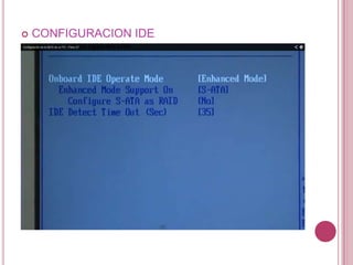    CONFIGURACION IDE
 