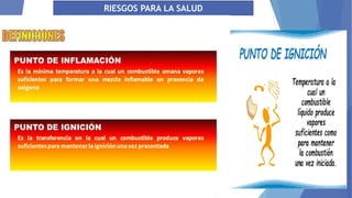 RIESGOS PARA LA SALUD
 