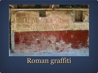 Roman graffiti 