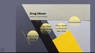 Rome Presentation on Drug Abuse