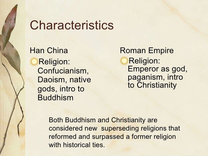 Han china vs rome essay