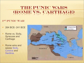 Rome City Of Conquest And Punic Wars