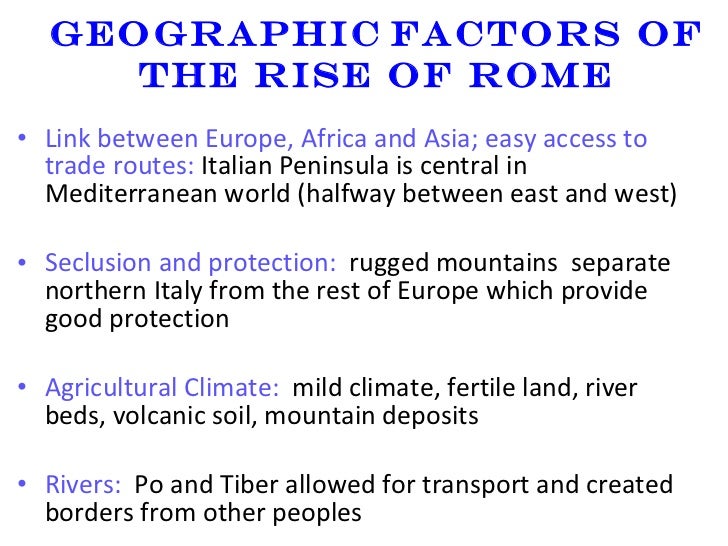 Rome intro, geography, etruscans